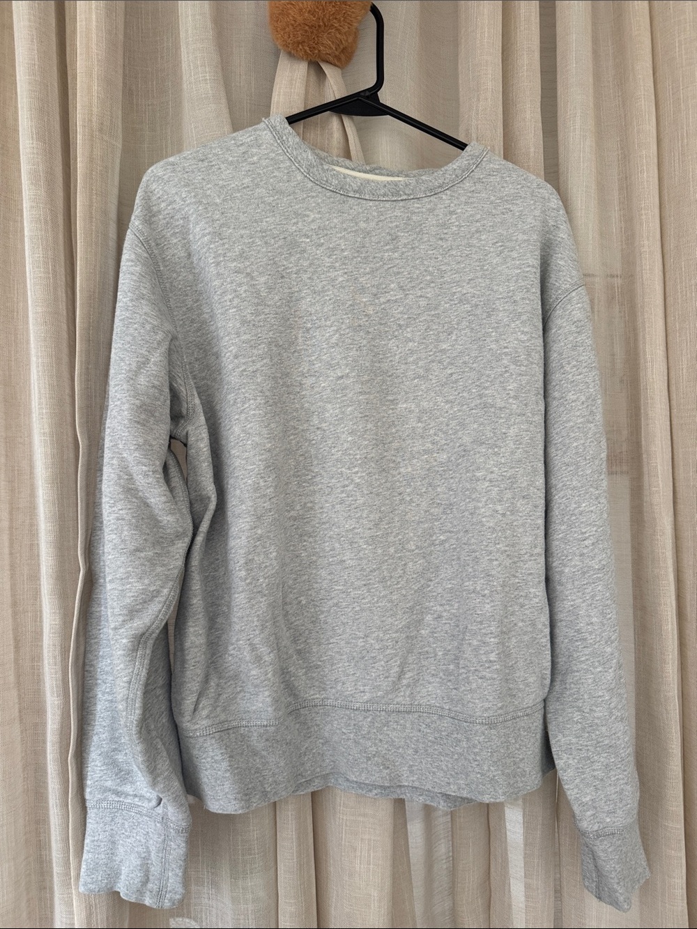 rag & bone Men's Heather Gray Crewneck Sweatshirt